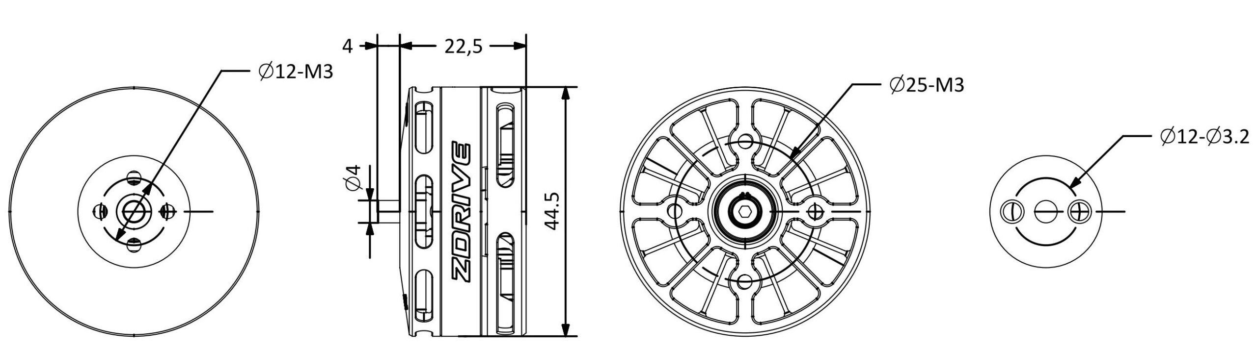 Motor CAD Drawing