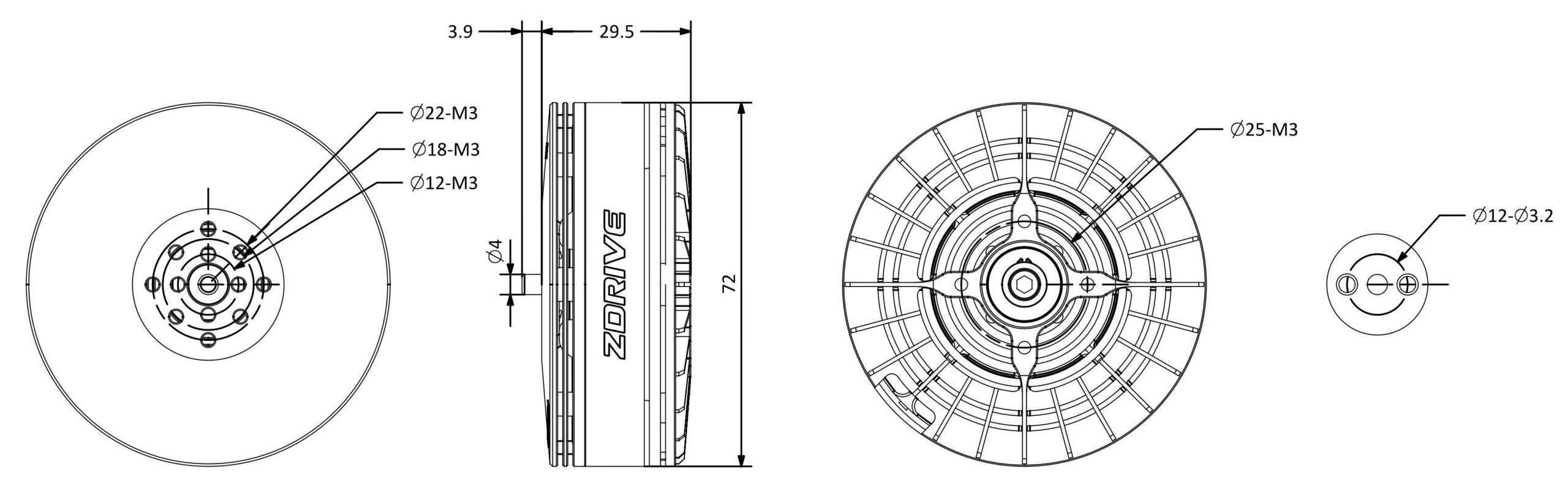 Motor CAD Drawing