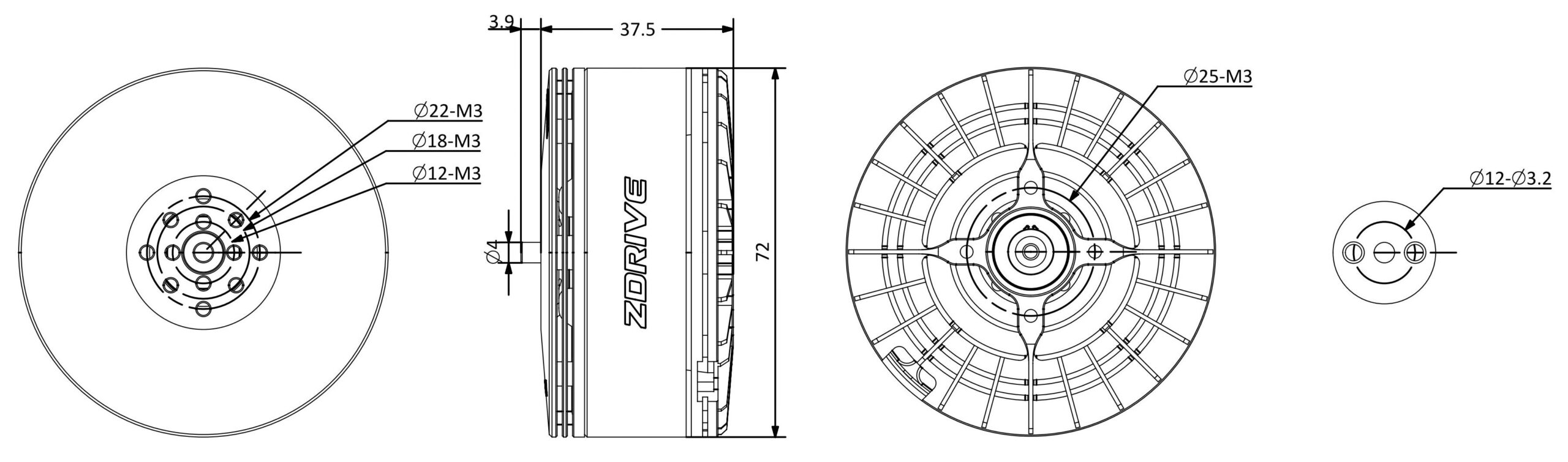 Motor CAD Drawing