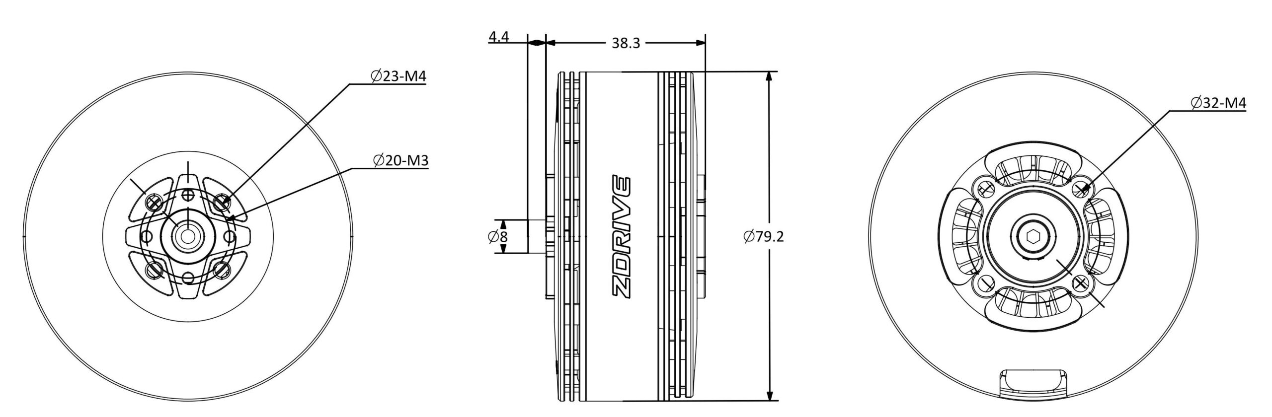 Motor CAD Drawing